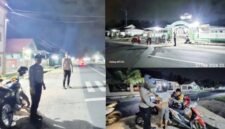 Kolase foto kegiatan Kamtibmas Polsek Labuhan Maringgai./M. Jahri
