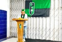 Ketua Umum Himpunan Mahasiswa Islam (HMI) Komisariat Persiapan Universitas Nahdlatul Ulama (UNU) Lampung, Wilu Gangga./Muklas