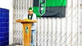 Ketua Umum Himpunan Mahasiswa Islam (HMI) Komisariat Persiapan Universitas Nahdlatul Ulama (UNU) Lampung, Wilu Gangga./Muklas
