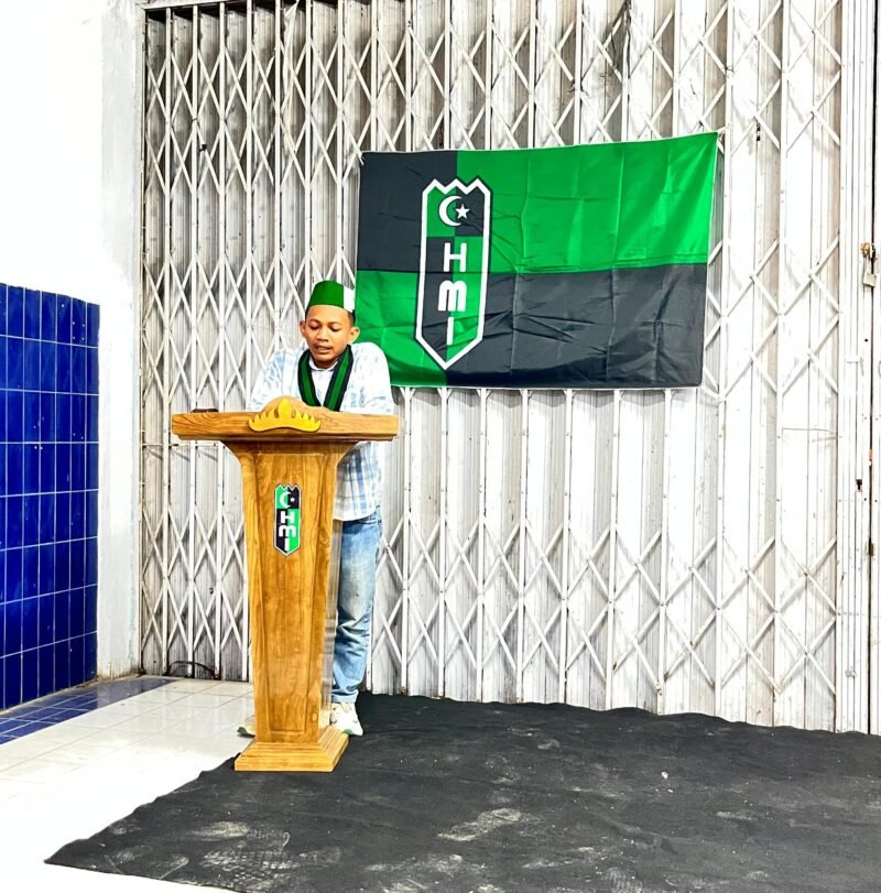 Ketua Umum Himpunan Mahasiswa Islam (HMI) Komisariat Persiapan Universitas Nahdlatul Ulama (UNU) Lampung, Wilu Gangga./Muklas