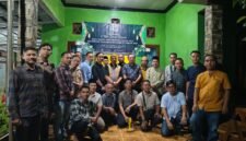 Acara buka puasa bersama Kahmi dan HMI Lampung Timur, berlangsung di Desa Mataram Baru, Kecamatan Mataram Baru, Kabupaten Lampung Timur, pada Kamis (12/3/26)./MKS/Deri Kurnia