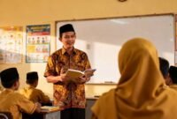 Ilustrasi guru Madrasah./Parlementaria