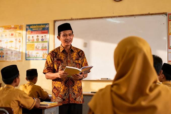 Ilustrasi guru Madrasah./Parlementaria