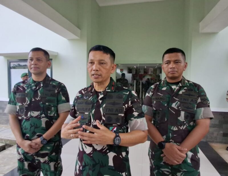 Danrem 043 Gatam beri penjelasan tentang program ketahanan pangan./Agus Susanto