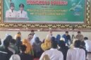 Bupati Lampung Timur Ela Siti Nuryamah (tengah) berdiskusi bersama perwakilan ormas dan LSM dalam kegiatan “kongkow bareng” bertema peran ormas dalam pembangunan daerah di aula rumah dinas bupati, Sukadana, Rabu (22/4/2026)./Agus Susanto