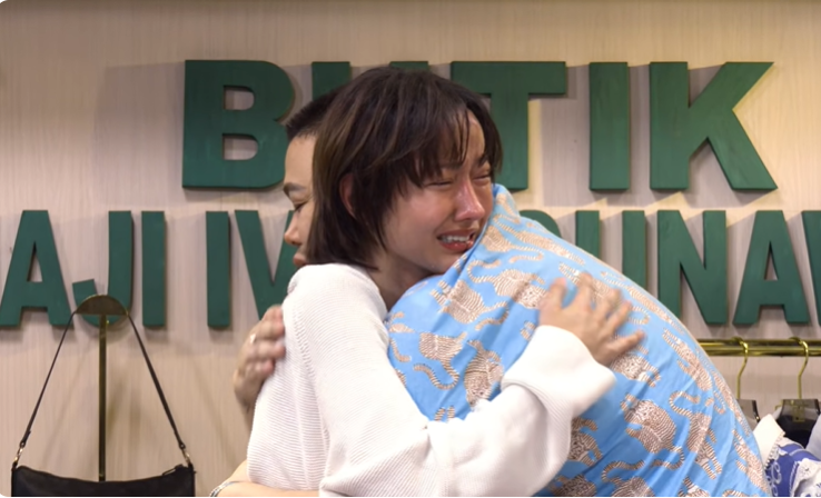 Momen Lucinta Luna dan Ivan Gunawan./Tangkapan Layar YouTube C8 Podcast