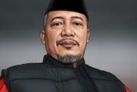 Karikatur Ketua Pokjawas Kemenag Lampung Timur, Drs. H. Ma’ruf Abidin, M.Si./Hadi Jakariya