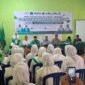 Sekertaris PC Fatayat NU Lampung Timur Rida Rotul Alyah buka pelaksanaan LKD Fatayat NU di Way Jepara./Agus S