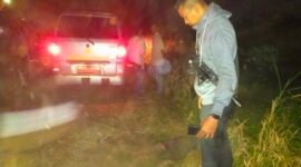 Polisi saat melakukan olah TKP./Ist