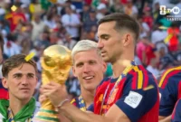 Timnas Spanyol merayakan kejuaraan Piala Dunia 2026. (Foto: tangkapan layar kanal YouTube/@TVRINasional)
