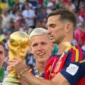 Timnas Spanyol merayakan kejuaraan Piala Dunia 2026. (Foto: tangkapan layar kanal YouTube/@TVRINasional)