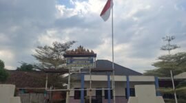 Kantor Desa Braja Asri, Kecamatan Way Jepara, Lampung Timur (Dok: Agus S)