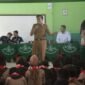 Camat Labuhan Ratu Agustinus Trihandoko, saat kegiatan sosialisasi
