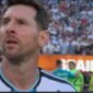 Lionel Messi tampak menahan kekecewaan usai Argentina gagal mempertahankan gelar juara Piala Dunia 2026 setelah takluk 0-1 dari Spanyol pada laga final di Stadion New York-New Jersey, Senin (20/7/2026) dini hari WIB. (Foto: Tangkapan layar YouTube TVRINasional)