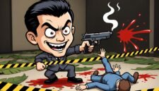 Ilustrasi penembakan. (Kreasi AI)