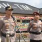 AKBP Yuliansyah resmi memimpin Polres Lampung Timur menggantikan AKBP Heti Patmawati dalam upacara Welcome and Farewell Parade di Lapangan Satya Haprabu Polres Lampung Timur, Selasa (4/8/2026). (Foto: Ist)