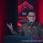 Wakil Menteri Komunikasi dan Digital (Wamenkomdigi) Nezar Patria menyampaikan paparan dalam acara ITSEC Cyber & AI Academy Grand Launching di Jakarta Selatan. Dalam kesempatan tersebut, Nezar menyoroti ancaman pencurian data terenkripsi di tengah perkembangan komputasi kuantum dan kecerdasan artifisial. (Foto: Humas Komdigi)