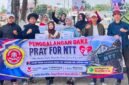 Karang Taruna Desa Negara Nabung, Kecamatan Sukadana, Lampung Timur, menggelar aksi penggalangan dana untuk membantu korban bencana di Nusa Tenggara Timur (NTT), Minggu (23/8/2026). (Foto: Ist)