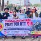 Karang Taruna Desa Negara Nabung, Kecamatan Sukadana, Lampung Timur, menggelar aksi penggalangan dana untuk membantu korban bencana di Nusa Tenggara Timur (NTT), Minggu (23/8/2026). (Foto: Ist)