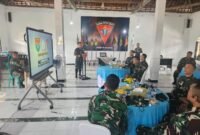 Peserta KKL Binsat Dikreg LXVIII Seskoad saat meninjau kesiapan operasional dan pembinaan satuan di Markas Asrama Yonif TP 943/DPC, Lampung, Kamis (3/9/2026). Foto: Agus S