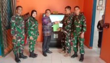Tim KKL Wilhan Karhutla Dikreg LXVII Seskoad menyerahkan hasil penelitian kepada Pemda dan Kodim Lampung Timur, Sabtu (5/9/2026). Foto: Agus S